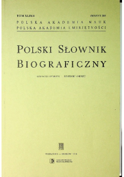 Polski Słownik Biograficzny Tom XLIX / 4 zeszyt 203