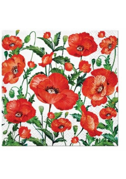 Serwetki Mak 33x33cm 20szt