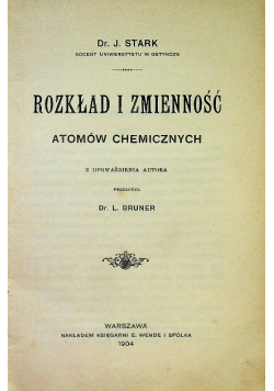 Rozkład i zmienność 1904 r.