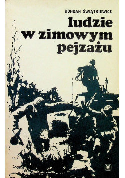 Ludzie w zimowym pejzażu