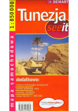 Tunezja see it - mapa samochodowa 1:850 000