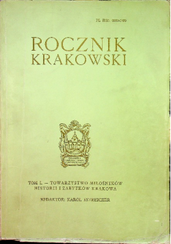 Rocznik krakowski Tom L