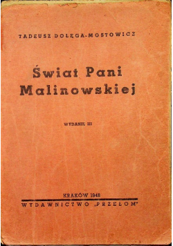 Świat Pani Malinowskiej  1948 r.