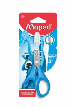 Nożyczki Essentials Pulse 13cm niebieskie MAPED
