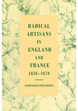 Radical Artisans in England and France, 1830 1870