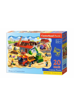 Puzzle 20 maxi - House in Construction CASTOR