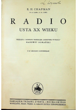 Radio Usta XX wieku 1939 r.