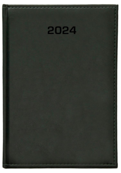 Kalendarz 2024 dzienny A4 Vivella czarny