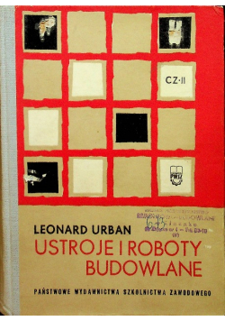 Ustroje i roboty budowlane Część II