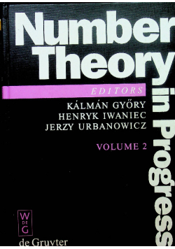 Number Theory in Progress volume 2