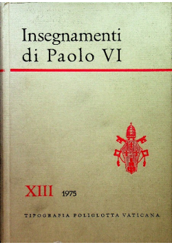 Insegnamenti di Paolo VI tom XIII 1975
