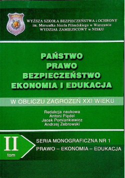 Państwo prawo bezpieczeństwo ekonomia i edukacja