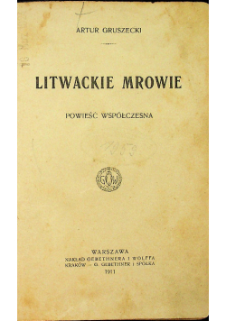 Litwackie Mrowie 1911 r.