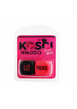 Kości Miłości Panny Młodej (różowo-czarne)