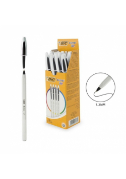 Długopis Cristal up czarny (20szt) BIC