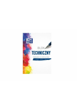 Blok techniczny A4/10K 250G biały (20szt) OXFORD