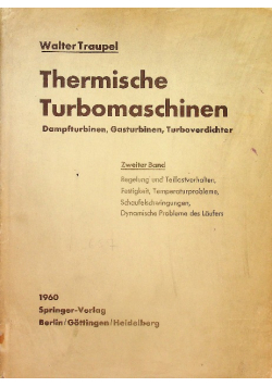 Thermische Turbomaschinen