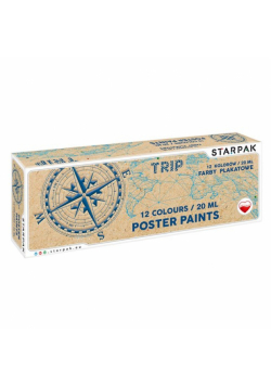 Farby plakatowe 12 kolorów 20ml