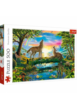Puzzle 500 Wilcza natura TREFL