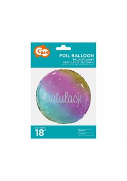 Balon foliowy Gratulacje