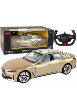 Auto R/C BMW i4 1:14 złote