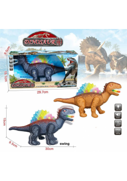 Dinozaur na baterie ze światłem i dźwiękiem MIX