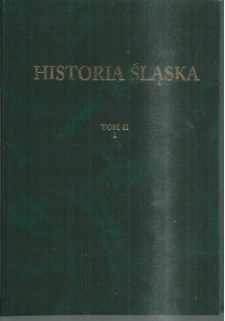 Historia śląska tom II zeszyt 1