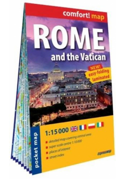 Comfort! map Rome and the Vatican 1:15 000