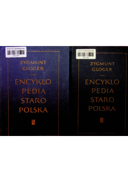Encyklopedia Staropolska 2 tomy