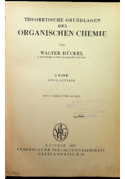 Theoretische Grundlagen der Organischen Chemie Band 2