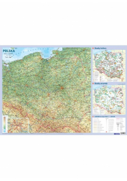 Mapa w tubie: Polska (Fizyczna)