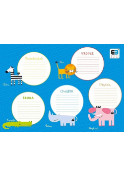 Plan lekcji A4 B&B Kids (10szt)