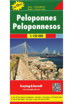 Mapa samochodowa - Peloponez 1:150 000