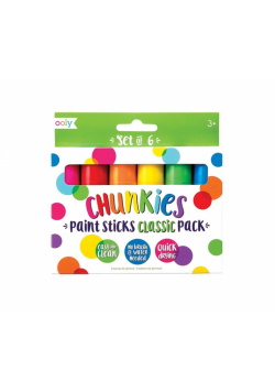 Farby w kredce Chunkies Paint Sticks 6 sztuk