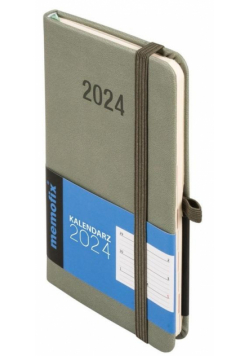 Kalendarz 2024 Memo A6 TDW oliwkowy