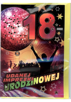 Karnet 18-stka naklejany 3D nr 003 + koperta