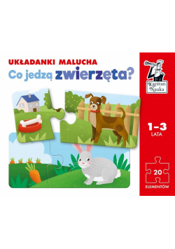 Kapitan Nauka. Co jedzą zwierzęta? Układanki..