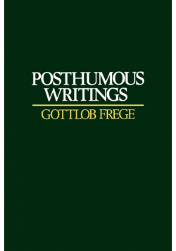 Posthumous Writings