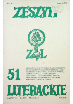 Zeszyty literackie 51
