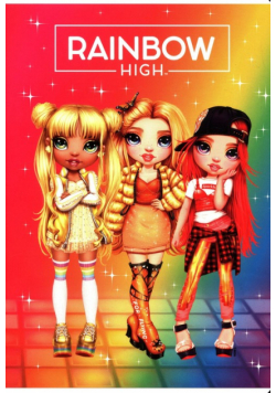 Zeszyt A5 w trzy linie 16 kartek Rainbow High 20 sztuk