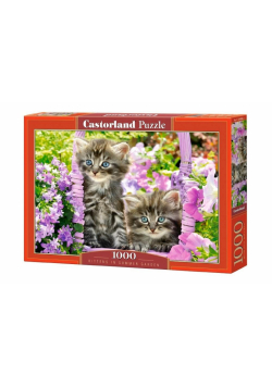 Puzzle 1000 Kittens in Summer Garden CASTOR