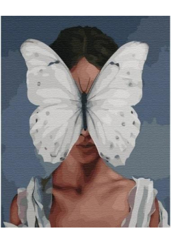 Malowanie po numerach - Dziewczyna-motyl 40x50cm