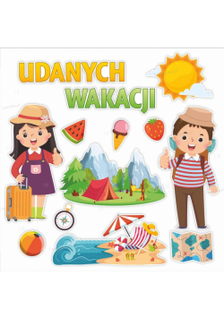 Dekoracje szkolne - Udanych wakacji 13el