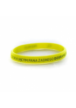 Opaska silikonowa dzieci - Szukająca - zielona wąs