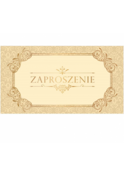 Zaproszenia Style nr 08 (opakowanie 10 szt)