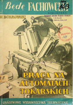 Praca na automatach tokarskich