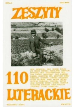 Zeszyty literackie 110 2/2010
