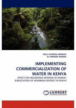Implementing Commercialization of Water in Kenya