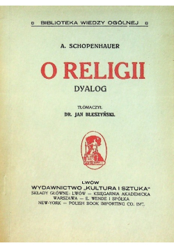 O religii dyalog reprint z 1914 r