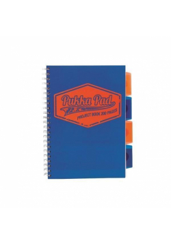 Project Book Neon B5/100K kratka niebieski (3szt)